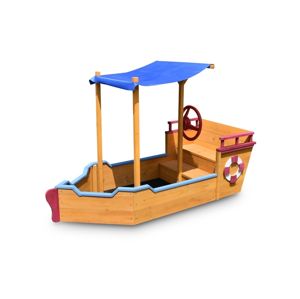 Marimex Dřevěné pískoviště - tvar loď - 11640433